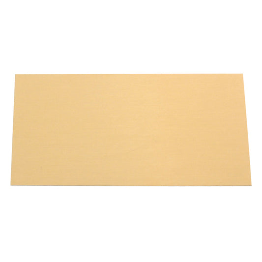 Blank Large Brass Engraving Plate - 3in x 6in