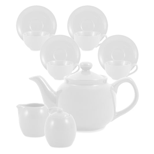 Amsterdam Tea Set - 6 Cup - White