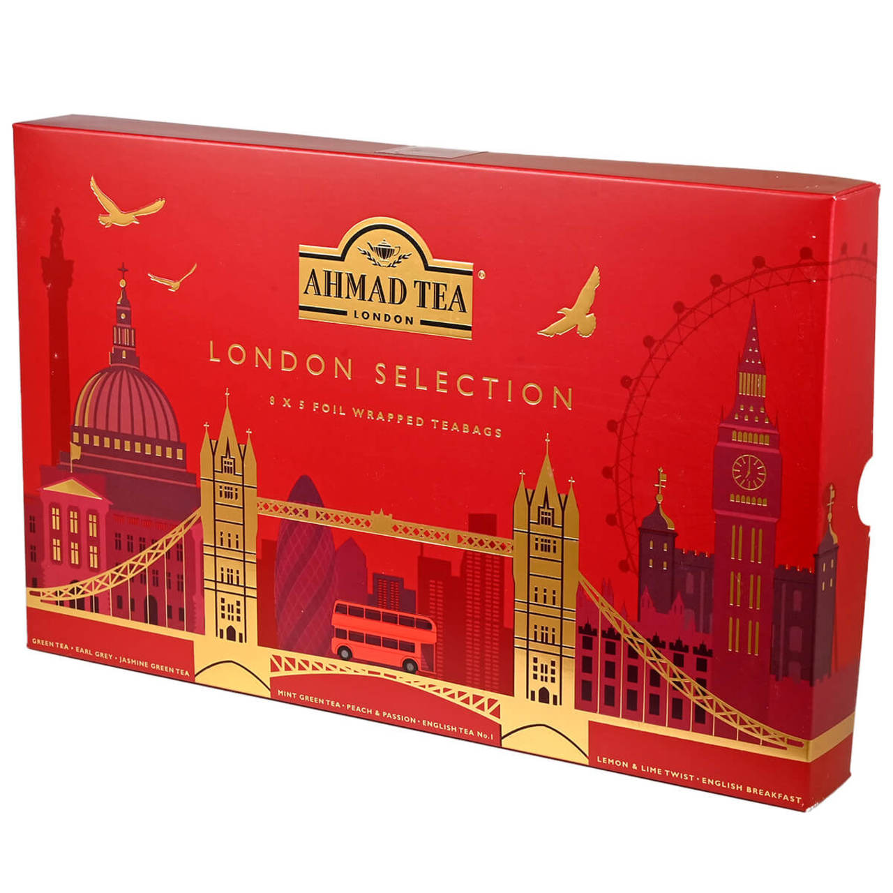 Ahmad Tea London Selection - 40ct Assorted Tea Bags